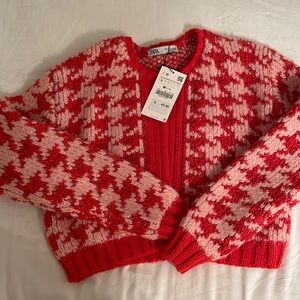 Zara cardigan size small. New with tags still on